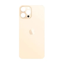 İphone 12 Pro Arka Pil Kapağı Cam Gold Altın