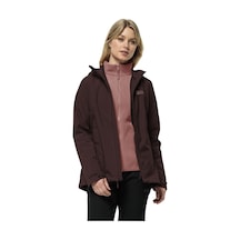Jack Wolfskin Moonrise 3ın1 Kadın Outdoor Montu Mürdüm