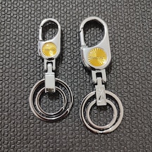 2li Set Kancalı Anahtarlık Güneş Model Geçmeli Büyük Ve Orta