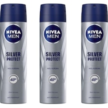 Nivea Men Silver Protect Erkek Sprey Deodorant 3 x 150 ML