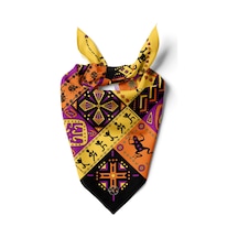 Afrika Desen Bandana/fular Çok Renkli