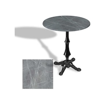 Çipa 1012 Döküm Ayak Yuvarlak Masa Çap 70cm - Werzalit, Wermodin Ve Allzalit Tabla - Light Temperado Çok Renkli