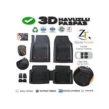 Peugeot 107 2007 4 Cm Derin Havuzlu 5 Parça 3d Universal Oto Paspas Siyah