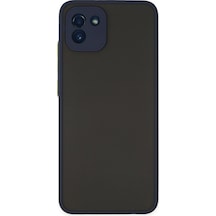 Mey İthalat Samsung Uyumlu Galaxy A03 Kılıf Montreal Silikon Kapak - Lacivert
