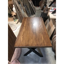 Kütük Mutfak Masası 110x70.cm Çok Renkli