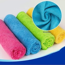 Butik Yıldız, 12li Mikrofiber Bez Mikro Fiber Temizlik Bezi 30 X 30 Cm, Çok Renkli, 8682942mb1
