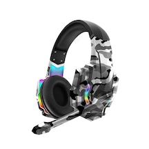 Karler M9600 Kamuflaj Desenli RGB Oyuncu Kulaklığı