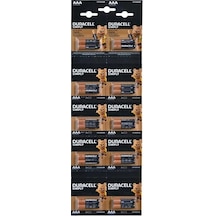 Duracell Alkalin 1.5 Volt Aaa 20 Li İnce Kalem Pil Lr03/mn2400