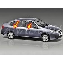 Renault Clio Symbol Krom Kapı Kolu 4 Kapı 2009-2013 Paslanmaz Çel