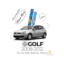 Volkswagen Golf 6 Ön ve Arka Sileceği Seti (2008-2012) RBW