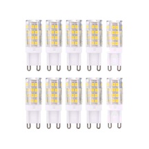 G9 Led Ampul, Sıcak Beyaz 3000k G9, 40w Halojen Ampule Eşdeğer, Kısılamaz, 10'lu Paket Hsby