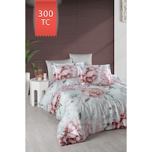 Varol Royal Saten Çift Kişilik 300tc Nevresim Takımı - Pamira Çok Renkli