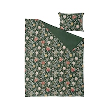 Ikea Nasselklocka Tek Kişilik Nevresim Takımı 150 X 200 Cm Yeşil - Koyu Yeşil