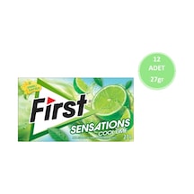 First Sensations Cool Lime Aromalı Sakız 27gr-12 Adet