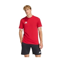 Adidas Ent26 Tee Erkek Spor T-shirt Jz6676 Kırmızı