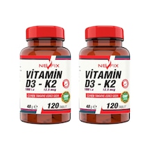 Vitamin D3-k2 120 Tablet 2 Kutu
