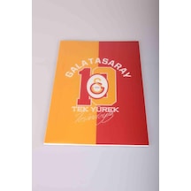 LİSANSLI GALATASARAY KARELİ A4 PP KAPAK 60 YAPRAK DEFTER