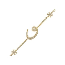 Bilezikhane Kar Tanesi Vav Bileklik 3,38 Gram 14 Ayar Altın Sarı Altın