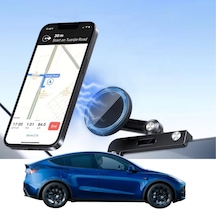 Tesla Model Y Model 3 Ekran Üstü Magsafe Telefon Tutucu Siyah