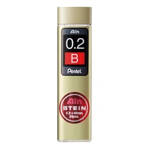Pentel C272w-b Hi-polymer Ain Stein Min, 0.2 Mm, 20 Adetlik Tüp, B