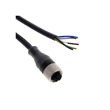 Telemecanique Xzcp1164l5 ,düz/m12/5pin/dişi Pur-5mt Sensör Kablo
