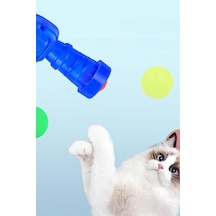 Peluş Top Atan Kedi Egzersiz Oyuncağı Peluş Kedi Oyun Tabancası