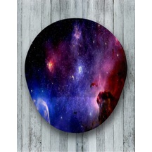 Galaksi Oval Bilek Destekli Mouse Pad Mousepad