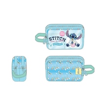 Ottonya Stitch Charm-lx Dramas Kalem Çantası Mavi Renkli Unisex Kullanım İçin Özel Tasarım Çok Renkli