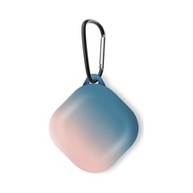 Caseonn Samsung Uyumlu Galaxy Buds Fe - Buds Core Kılıf Duo Aurora Koruma Mavi Pembe
