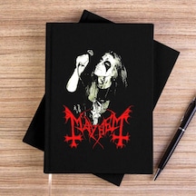 Mayhem Rotten Dead Siyah Çizgisiz Kanvas Defter