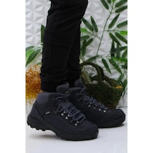 Scooter M4107 Gri Asfalt Anatomik Orijinal Ürün Hakiki Deri Su Geçirmez Erkek Bot 001