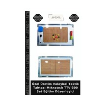 Özel Üretim Voleybol Taktik Tahtası Mıknatıslı Ttv-300 Set Eğitim Düzenleyici