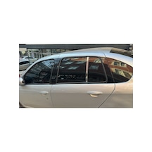 Renault Symbol 2008-2012 Uyumlu Cam Kelebek 2 Parça Cam Direği Paslanmaz Çelik Krom