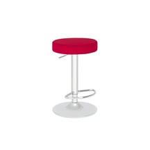 Bar Boy Yüksek Tabure Ayarlanabilir Şık Ve Ergonomik Kırmızı Kuma