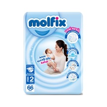 Molfix Avantajlı Paket 2 Beden Mini 3-6 Kg 66'lı - 5 Adet Tarı 2 Numara
