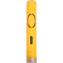 Parmida Tek Torch Pürmüz Delicili Sarı Metal Puro Çakmağı - Tr9520