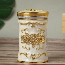 Novahub Kürdan Kutusu Avrupa Tarzı Büyük Kapasiteli Plastik Lüks Kürdan Organizatör Kutusu Masaüstü Dekor Ev İçin 6 Diğer