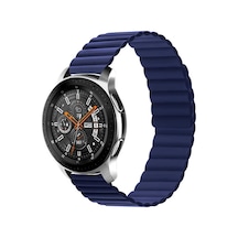 Samsung Uyumlu Galaxy Watch Gear S3 Kordon Renkli Strap Deri Loop Kordon