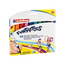 Edding Funtastics Yıkanabilir Keçeli Kalın Uçlu Kalem 10'lu
