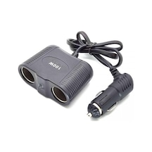 2 Port Araç Çakmak Çoğaltıcı 2 Li Araç Çakmak Çoklayıcı 50 Cm Çakmak Uzatıcı