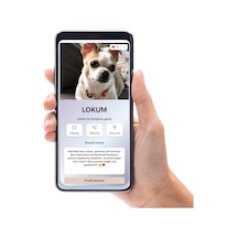 Nfc Etiketli Kedi Köpek Tasma Takısı - Kayıp Önleyici - Pet Güvenlik - Pet Dijital Kartvizit Pembe