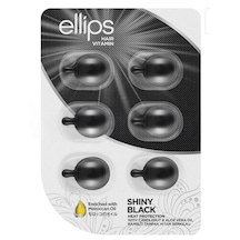 Ellips Siyah Saçlara Özel Işıltı Veren Saç Vitamini 6 Kapsül