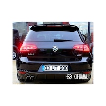 Volkswagen Golf 2012-2017 Parlak Siyah Difüzör Plastik Boyalı