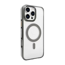 Joko Apple İphone 16 Pro Gleam Pc Sert Magsafe Kılıf - Titan Gri 0.2M-Çok Renkli