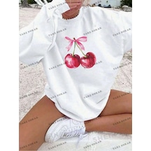 Y2k Yeni Sezon Ssweat Harajuka Kuromi Retro Kod 1117-trzksw3907 Beyaz