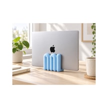 Molly Dekoratif Laptop Tutucu Stand- Pastel Mavi