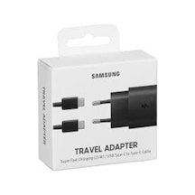 Samsung Uyumlu Ep-Ta800Xbegww Typec 25W Hızlı Şarj Cihazı Siyah