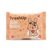 Freshup 20'li Islak Mendil Tavşan Figürlü Tekli