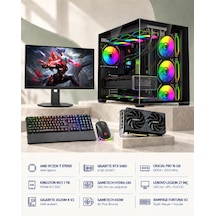 Symoon SYMOONPC0230 R7-5700X 8 GB 16 GB 1 TB SSD RTX5060 27" Dos Masüstü Oyuncu Bilgisayarı