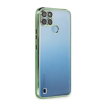 Realme C25y Kılıf Razer Lensli Silikon - Yeşil Bz8683140484361